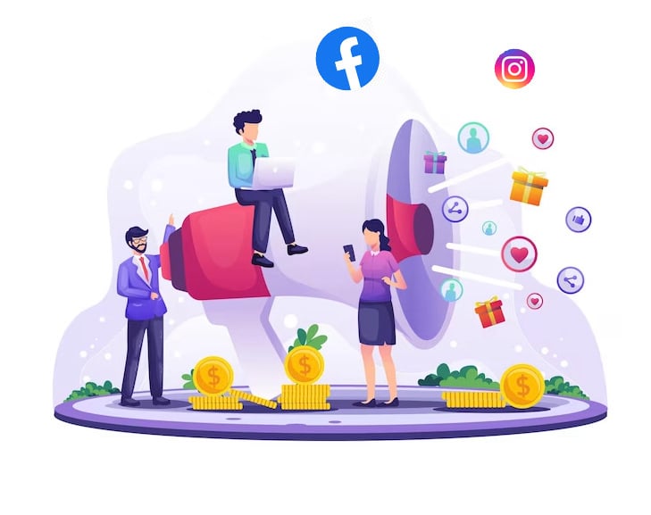  Facebook e Instagram na M4S Web Solutions